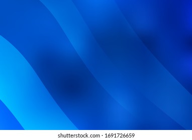Light BLUE vector blurred background. New colored illustration in blur style with gradient. New style for your business design.