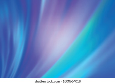 Light BLUE vector blurred background. An elegant bright illustration with gradient. Completely new design for your business.