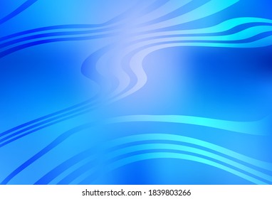 Light BLUE vector blurred background. New colored illustration in blur style with gradient. Background for a cell phone.