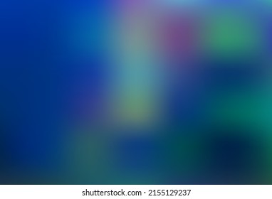 Light BLUE vector blurred background. Creative illustration in halftone style with gradient. Template for any brand book.