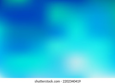 Light BLUE vector blurred background. Colorful illustration in blurry style with gradient. Best blurred design for your business.
