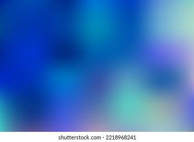 Light BLUE vector blurred background. A completely new color illustration in a bokeh style. Simple design for your business.