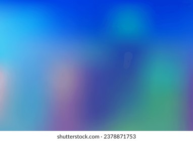 Light BLUE vector blurred background. A vague abstract illustration with gradient. Brand new design for your business.