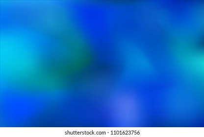Light BLUE vector blurred bright pattern. Brand-new colored illustration in blurry style with gradient. The completely new template can be used for your brand book.