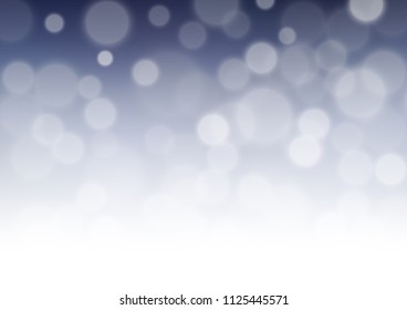 Light BLUE vector blurred bright bokeh background. Colorful illustration in blurry style with gradient. The blurred design can be used for your web site.