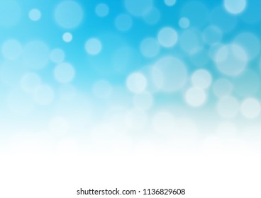 Light BLUE vector blurred bright template. Modern geometrical abstract illustration with gradient. The template for backgrounds of cell phones.