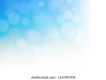Light BLUE vector blurred bright template. Modern geometrical abstract illustration with gradient. The template can be used for your brand book.