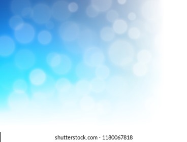 Light BLUE vector blurred bright background. Creative illustration in halftone style with gradient. The blurred design can be used for your web site.