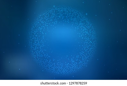 Light BLUE vector blurred bright pattern. Colorful abstract illustration with gradient. New way of your design.