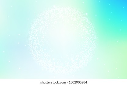 Light BLUE vector blurred bright template. An elegant bright illustration with gradient. Background for designs.