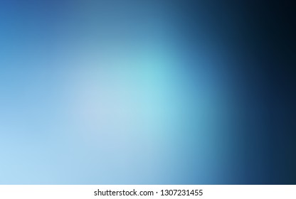 Light BLUE vector blurred bright texture. Colorful abstract illustration with gradient. The best blurred design for your business.