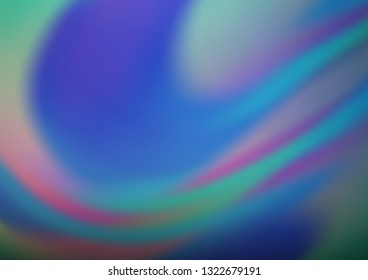 Light BLUE vector blurred bright pattern. Glitter abstract illustration with an elegant design. The template for backgrounds of cell phones.