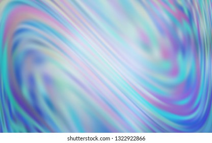 Light BLUE vector blurred bright template. A completely new colored illustration in blur style. New style for your business design.