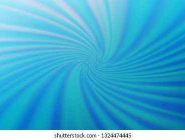 Light BLUE vector blurred bright template. A completely new color illustration in a bokeh style. The best blurred design for your business.