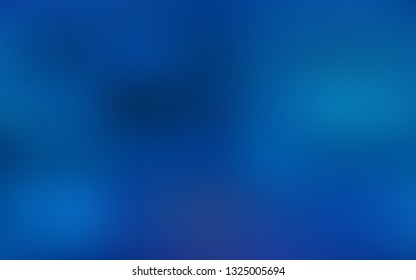 Light BLUE vector blurred bright template. Colorful abstract illustration with gradient. Smart design for your work.