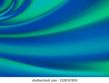 Light BLUE vector blurred bright pattern. Creative illustration in halftone style with gradient. The template for backgrounds of cell phones.