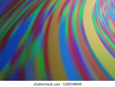 Light BLUE vector blurred bright pattern. A vague abstract illustration with gradient. A completely new template for your design.