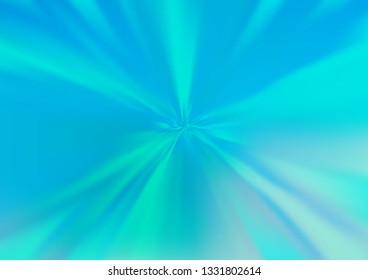 Light BLUE vector blurred bright template. A vague abstract illustration with gradient. The blurred design can be used for your web site.