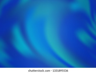 Light BLUE vector blurred bright template. Colorful illustration in blurry style with gradient. The background for your creative designs.