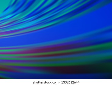 Light BLUE vector blurred bright background. A vague abstract illustration with gradient. A completely new template for your design.