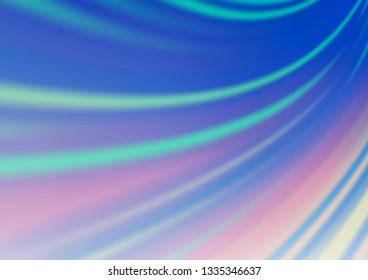 Light BLUE vector blurred bright pattern. A completely new color illustration in a bokeh style. Brand new design for your business.