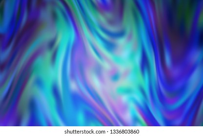 Light BLUE vector blurred bright pattern. Colorful illustration in abstract style with gradient. New way of your design.