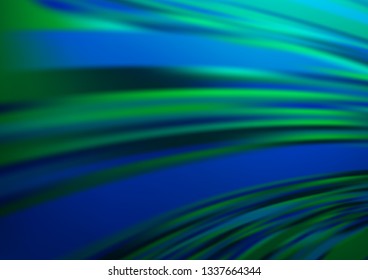 Light BLUE vector blurred bright pattern. An elegant bright illustration with gradient. The best blurred design for your business.
