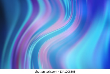 Light BLUE vector blurred bright template. Glitter abstract illustration with gradient design. Elegant background for a brand book.