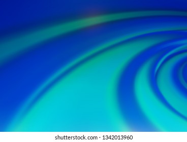 Light BLUE vector blurred bright template. Colorful abstract illustration with gradient. Brand new style for your business design.