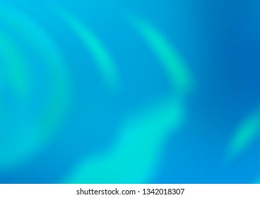 Light BLUE vector blurred bright pattern. Colorful abstract illustration with gradient. The template can be used for your brand book.