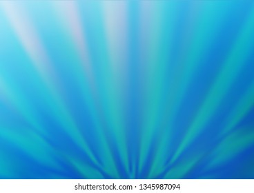 Light BLUE vector blurred bright background. Modern geometrical abstract illustration with gradient. The blurred design can be used for your web site.