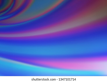 Light BLUE vector blurred bright template. Modern geometrical abstract illustration with gradient. A completely new template for your design.
