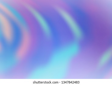 Light BLUE vector blurred bright template. Glitter abstract illustration with an elegant design. A completely new template for your design.
