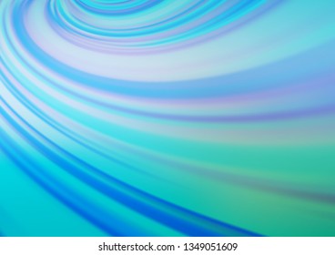 Light BLUE vector blurred bright template. Colorful illustration in abstract style with gradient. A completely new template for your design.