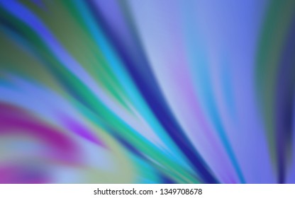 Light BLUE vector blurred bright template. Creative illustration in halftone style with gradient. Background for a cell phone.