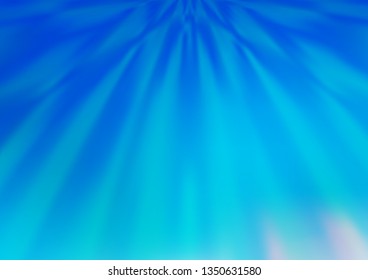 Light BLUE vector blurred bright background. Modern geometrical abstract illustration with gradient. The blurred design can be used for your web site.