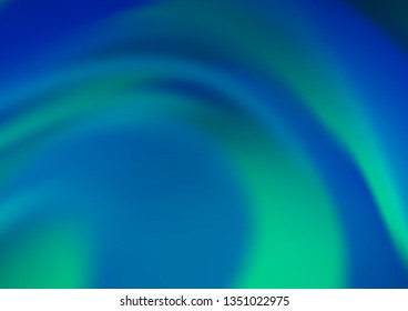 Light BLUE vector blurred bright pattern. A completely new color illustration in a bokeh style. A new texture for your design.