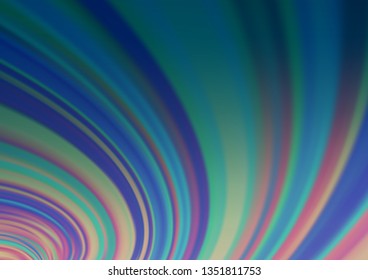 Light BLUE vector blurred bright template. Colorful illustration in blurry style with gradient. Brand new design for your business.