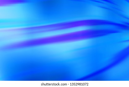 Light BLUE vector blurred bright template. A completely new colored illustration in blur style. New way of your design.