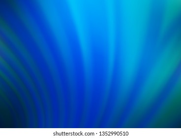 Light BLUE vector blurred bright pattern. A vague abstract illustration with gradient. The template for backgrounds of cell phones.