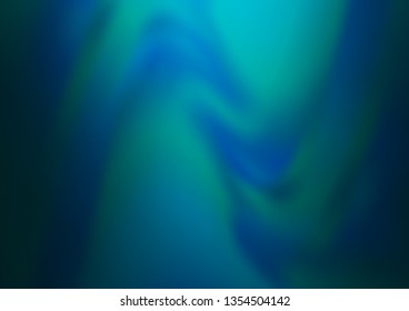 Light BLUE vector blurred bright background. Modern geometrical abstract illustration with gradient. The blurred design can be used for your web site.