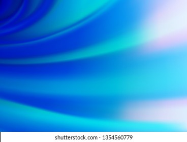 Light BLUE vector blurred bright pattern. Creative illustration in halftone style with gradient. A completely new design for your business.