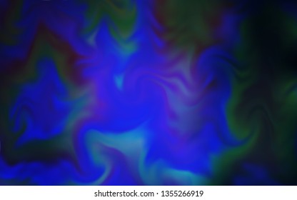 Light BLUE vector blurred bright template. A completely new colored illustration in blur style. New style design for your brand book.