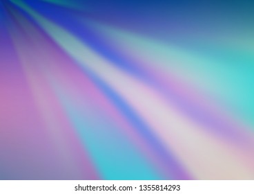 Light BLUE vector blurred bright pattern. Colorful illustration in blurry style with gradient. The template can be used for your brand book.