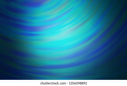 Light BLUE vector blurred bright template. Glitter abstract illustration with gradient design. New style design for your brand book.