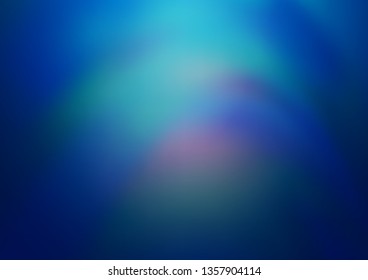 Light BLUE vector blurred bright pattern. A vague abstract illustration with gradient. Brand new style for your business design.