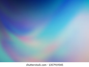 Light BLUE vector blurred bright pattern. Modern geometrical abstract illustration with gradient. Brand new style for your business design.
