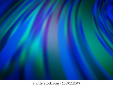 Light BLUE vector blurred bright pattern. Creative illustration in halftone style with gradient. A new texture for your design.