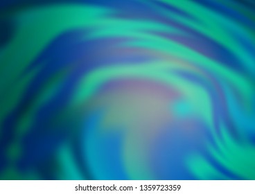Light BLUE vector blurred bright template. Creative illustration in halftone style with gradient. The elegant pattern for brand book.