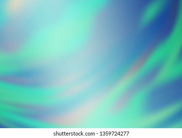 Light BLUE vector blurred bright pattern. Colorful illustration in blurry style with gradient. The template can be used for your brand book.
